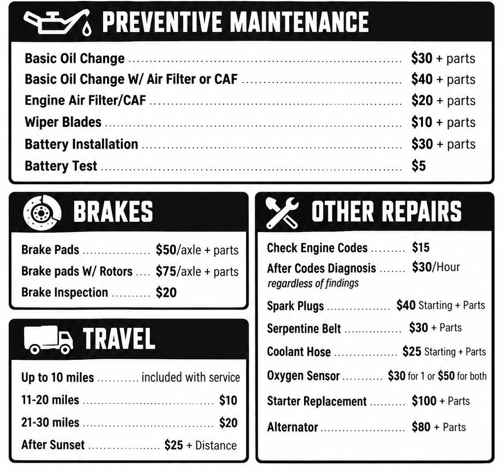 Spence Mobile Mechanics